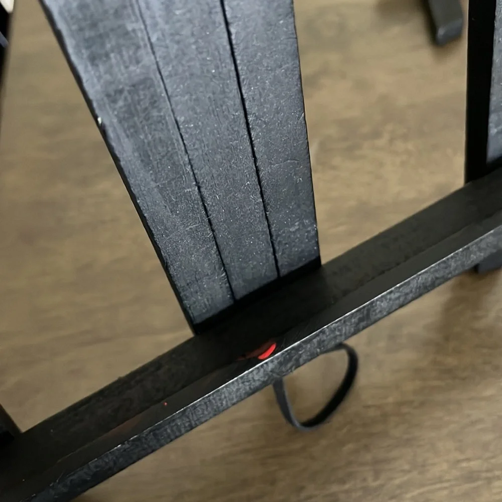 TWO Black Wooden Cookbook/ Book Holders/ Painting